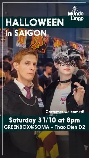 Halloween party - Mundo Lingo Saigon
